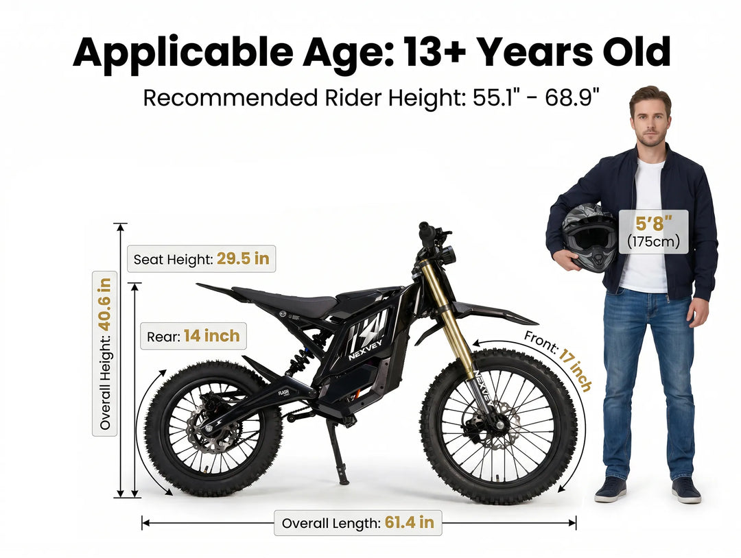 Nexvey® Youth Electric Dirt Bike | FLASH PRO