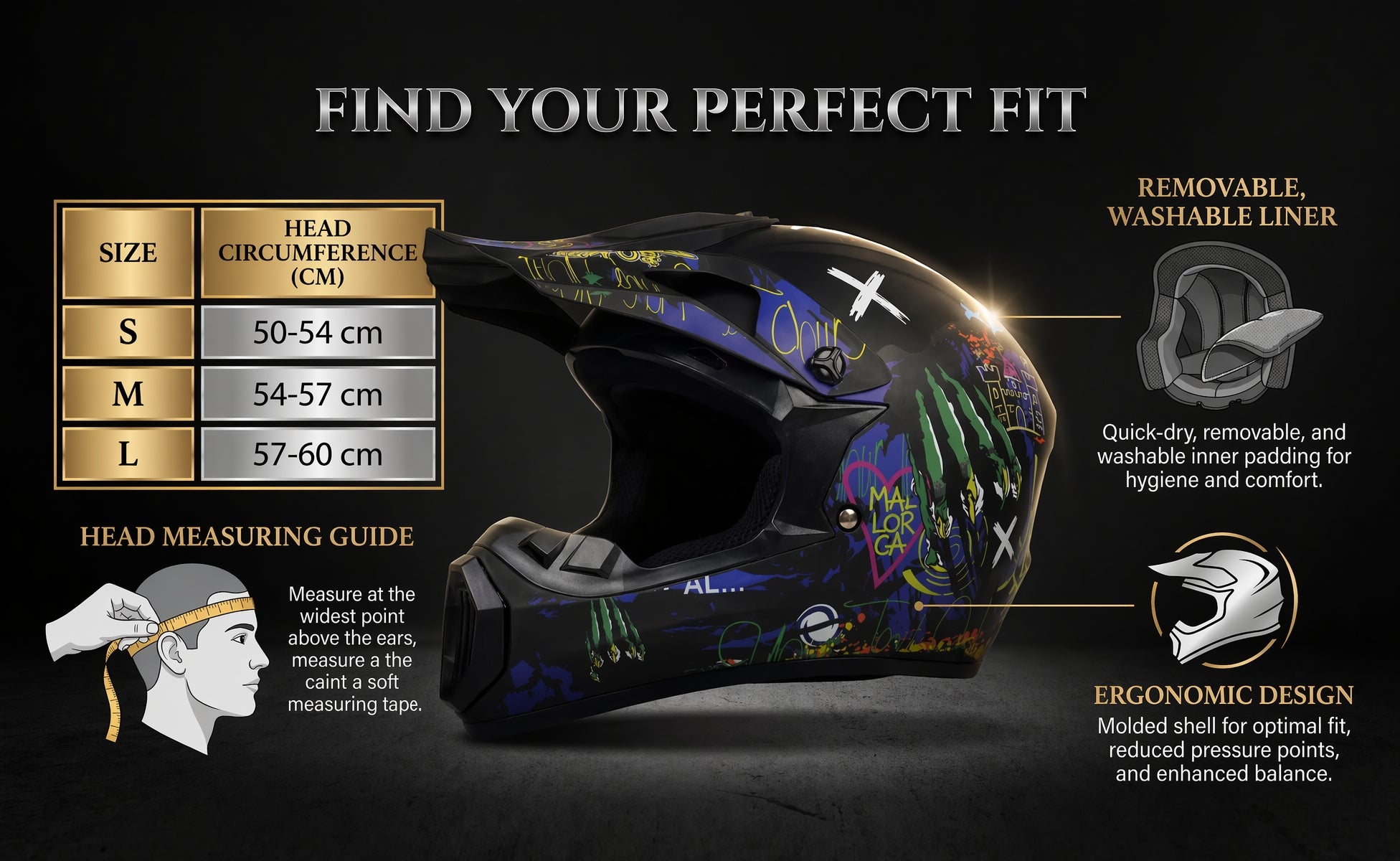 can you change the size of dirt bike helmet Adult ATV DOT Approved,Motorcycle Helmet Nexvey Kids Electric Dirt Bike