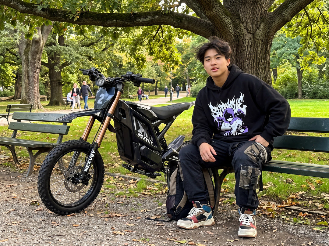 Pro Activity Icon Copy Left NEXVEY FLASH 2 Electric Dirt Bike | 50 MPH, 4500W