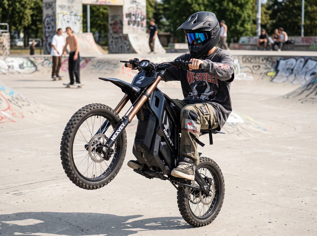 Pro Activity Icon Copy Left NEXVEY FLASH 2 Electric Dirt Bike | 50 MPH, 4500W